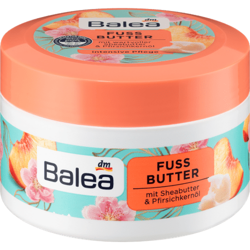 Fußbutter Sheabutter & Pfirsichkernöl, 150 ml Balea, Pflege & Parfum,Fußcreme & Fußpflege,Hornhaut by Balea – Available at VivaVoss
