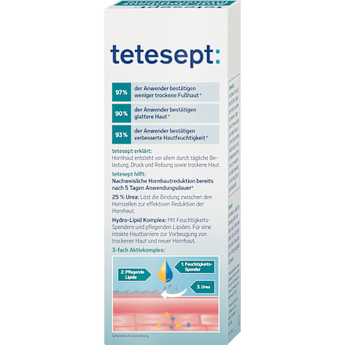 Fußcreme Anti Hornhaut 25 % Urea tetesept