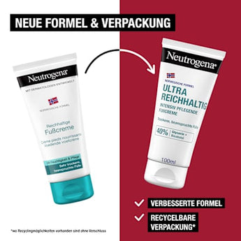 Fußcreme mit 40% Glycerin, ultra reichhaltig trockene Haut  Neutrogena