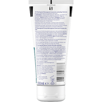 Fußcreme mit 40% Glycerin, ultra reichhaltig trockene Haut  Neutrogena