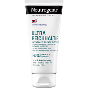Fußcreme mit 40% Glycerin, ultra reichhaltig trockene Haut  Neutrogena