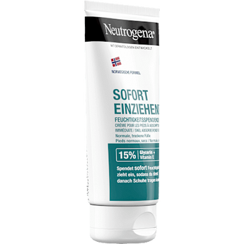 Fußcreme sofort einziehend für trockene Haut Neutrogena