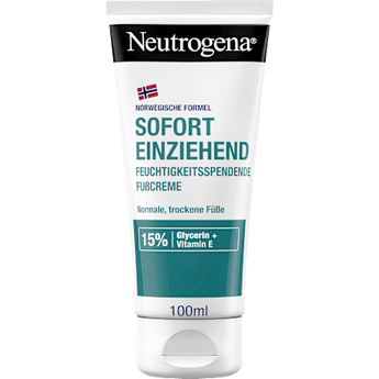 Fußcreme sofort einziehend für trockene Haut Neutrogena