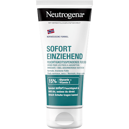 Fußcreme sofort einziehend für trockene Haut Neutrogena