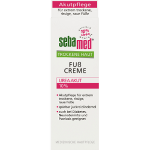 Fußcreme trockene Haut 10 % Urea Akut, 100 ml - VivaVoss