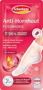 Fußmaske Socken Anti Hornhaut (1 Paar)  Schaebens
