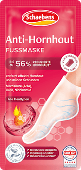 Fußmaske Socken Anti Hornhaut (1 Paar)  Schaebens