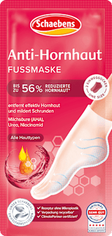 Fußmaske Socken Anti Hornhaut (1 Paar)  Schaebens
