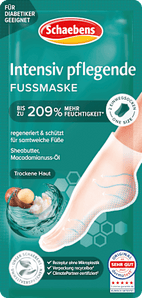 Fußmaske Socken intensive Pflege mit Sheabutter & Macadamia (1 Paar) Schaebens
