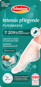 Fußmaske Socken intensive Pflege mit Sheabutter & Macadamia (1 Paar) Schaebens