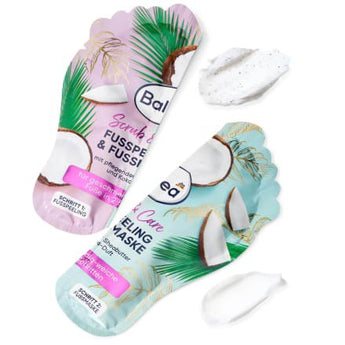 Fußpeeling & Fußmaske Set (2x10ml), 20 ml Fußcreme & Fußpflege by Balea – Available at VivaVoss