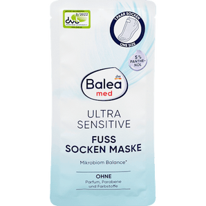 Fußsockenmaske Ultra Sensitive, (1 Paar), 2 St - VivaVoss