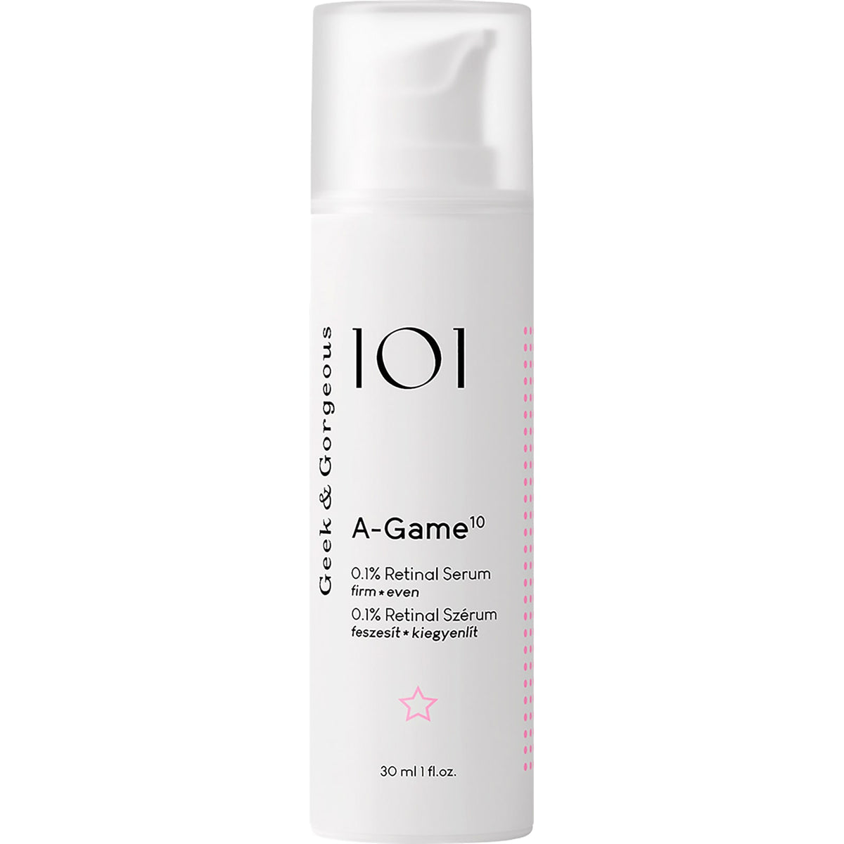 Retinalserum för ansiktet 101 A-Game-10 0,1 %, 30 ml