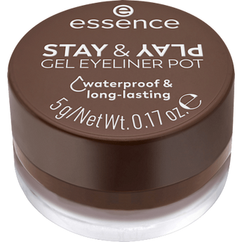 Gel Eyeliner Stay & Play 02 Brown essence