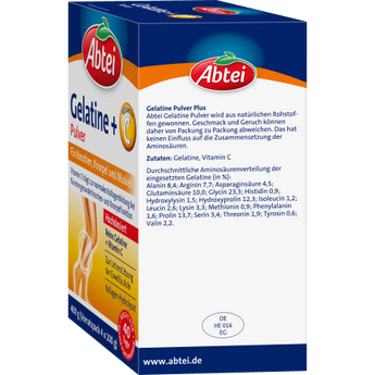 gelatine Pulver + Vitamin C (40 Portionen), 400 g - VivaVoss