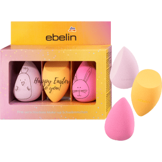 Geschenkset ebelin Make - Up Schwämmchen Happy..., 1 St - VivaVoss