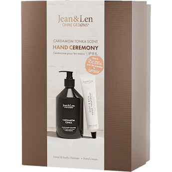 Geschenkset "hand ceremony" Cardamom & Tonka 2tlg Jean&Len
