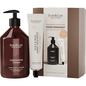 Geschenkset "hand ceremony" Cardamom & Tonka 2tlg Jean&Len