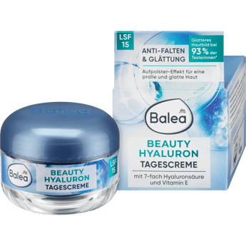 Gesichtscreme Anti Falten Beauty Hyaluron LSF 15, 50 ml Anti Age by Balea – Available at VivaVoss