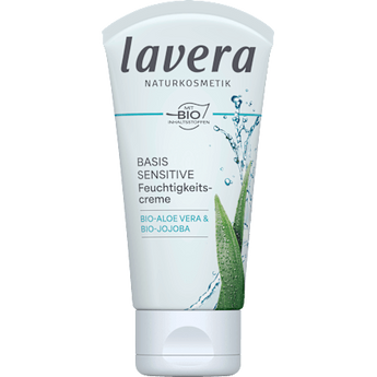 Gesichtscreme Basis Sensitiv feuchtigkeitsspendend  lavera NATURKOSMETIK