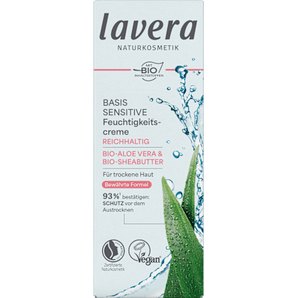 Gesichtscreme Basis Sensitiv trockene Haut lavera NATURKOSMETIK