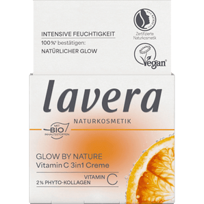 Gesichtscreme Glow By Nature Vitamin C 3in1 lavera NATURKOSMETIK