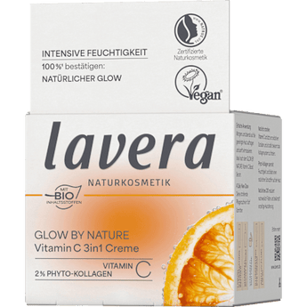 Gesichtscreme Glow By Nature Vitamin C 3in1 lavera NATURKOSMETIK