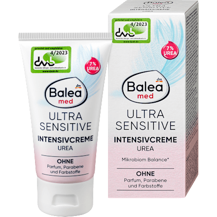 Gesichtscreme Intensiv Ultra Sensitive Urea, 50 ml - VivaVoss