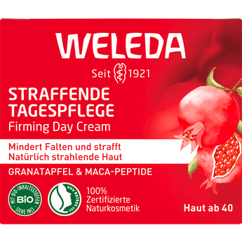 Gesichtscreme straffend Granatapfel & Maca - Peptide, 40 ml - VivaVoss