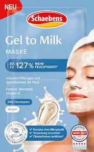 Gesichtscrememaske Gel to Milk Schaebens