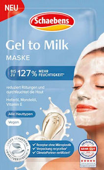 Gesichtscrememaske Gel to Milk Schaebens
