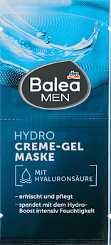 Gesichtsmaske Creme-Gel Hydro Balea MEN
