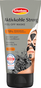 Gesichtsmaske peel off Aktivkohle Strong Schaebens