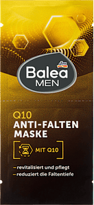 Gesichtsmaske Q10 Anti-Falten (2x8 ml) Balea MEN