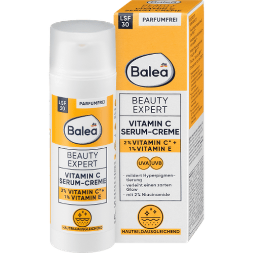 Gesichtsserum Beauty Expert Vitamin C Serum - Creme LSF 30, 50 ml Serum & Kur by Balea – Available at VivaVoss
