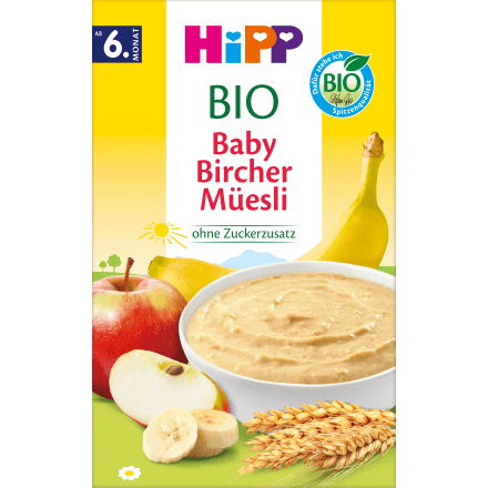 Getreidebrei Bio Bircher Müesli ab dem 6. Monat, 250 g - VivaVoss