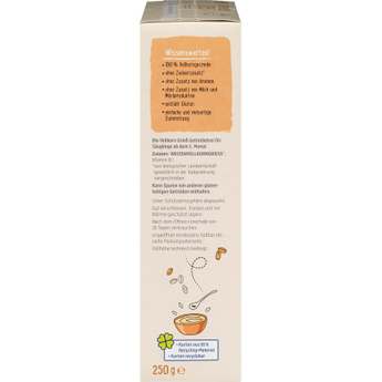 Getreidebrei Grieß ab dem 5. Monat, 250 g - VivaVoss