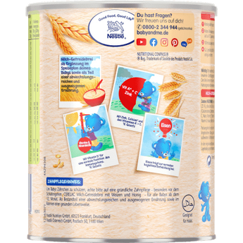 Getreidebrei Milch Cerelac Weizen & Honig ab dem 12. Monat, 400 g - VivaVoss