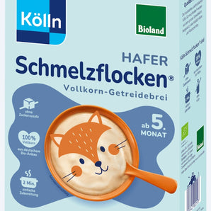 Kölln Getreidebrei Original Schmelzflocken ab dem 5. Monat, 250 g – Babybrei image_position | VivaVoss