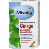 ginkgo gedächtnis + Konzentration Kapseln, 40 St., 20 g - VivaVoss