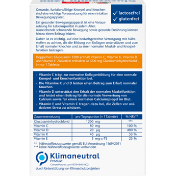 glucosamin 1200 Tabletten 30 St, 47,4 g - VivaVoss
