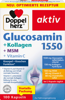 glucosamin 1550 Kapseln 100 St, 114 g - VivaVoss