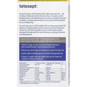 glucosamin 1650 Tabletten 40 St, 50,4 g - VivaVoss