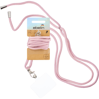 Größenverstellbare Handykette rosa, 1 St - VivaVoss
