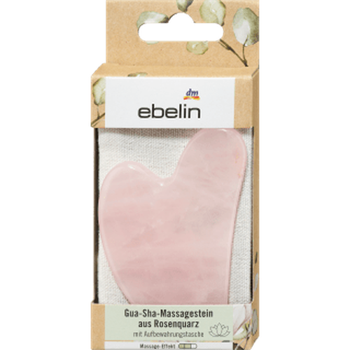 Gua Sha Y - Stein Rosenquarz, 1 St - VivaVoss