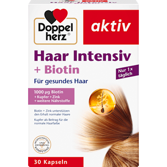 Haar Intensiv + Biotin Kapseln 30 St Doppelherz