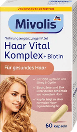 Mivolis Haar Vital Komplex, Kapseln 60 St., 26 g – Stärkung fürs Haar image_position | VivaVoss