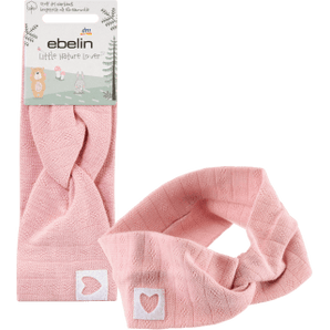 Haarband Bio Baumwolle rosa, 1 St - VivaVoss