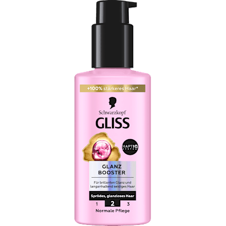 Haarkur Glanz Booster Liquid Silk Schwarzkopf GLISS