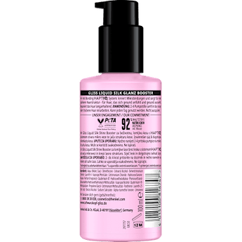 Haarkur Glanz Booster Liquid Silk Schwarzkopf GLISS